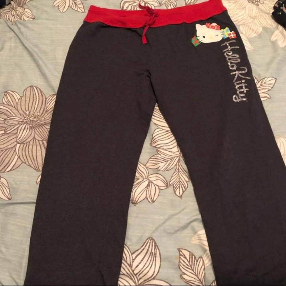 ISO of hello kitty pj lounge pants preferably black and a size L